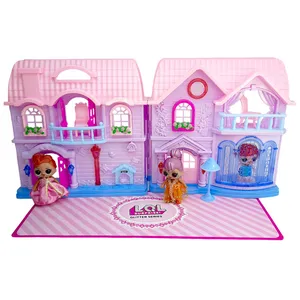 ست اسباب بازی لوازم خانه مدل موزیکال چراغدار طرح ال و ال