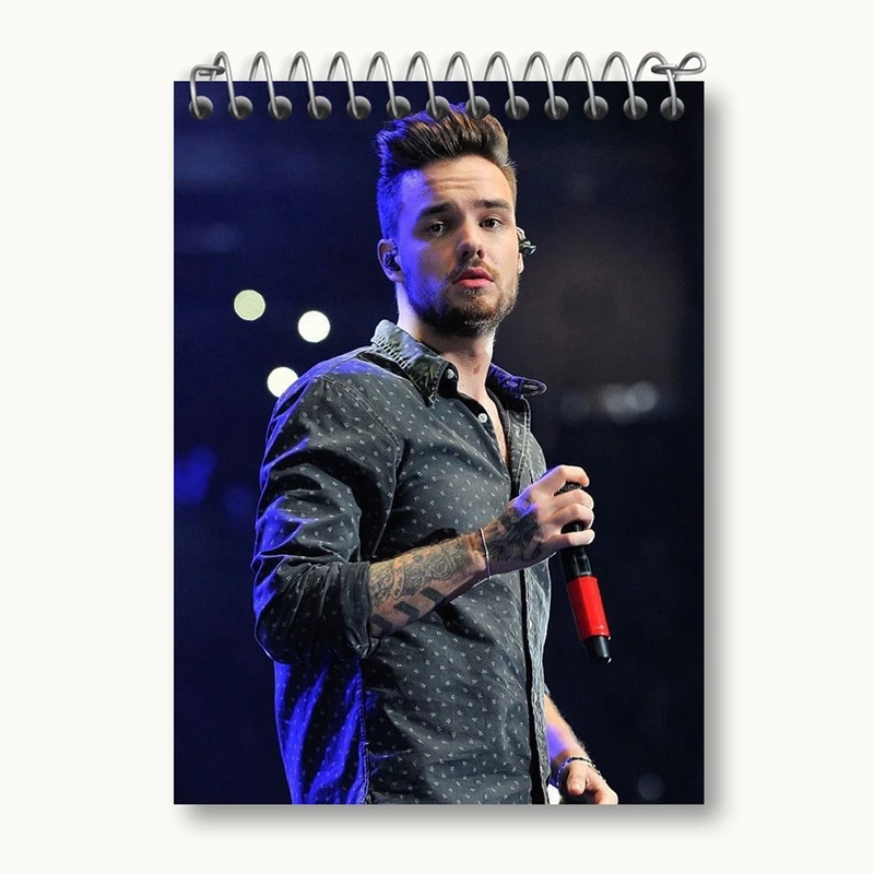 دفتر یادداشت 50 برگ خندالو مدل لیام پین گروه موسیقی وان دایرکشن One Direction کد 18956
