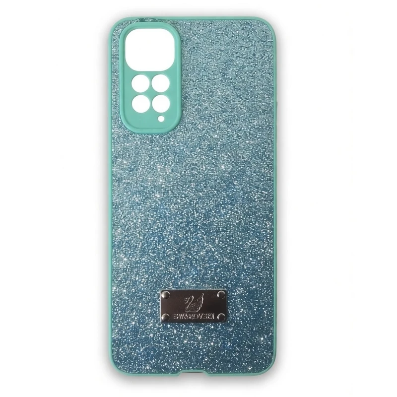 کاور طرح ساواروسکی سیلیکونی اکلیلی مناسب برای گوشی موبایل شیائومی redmi note11/ redmi note 11s / redmi note 11 4g