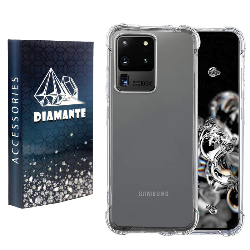 کاور دیامانته مدل Bianco Navy مناسب برای گوشی موبایل سامسونگ Galaxy S20 Ultra