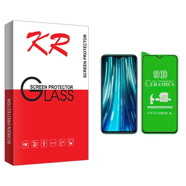 محافظ صفحه نمایش سرامیکی کی آر مدل +HD مناسب برای گوشی موبایل شیائومی REDMI NOTE8 PRO