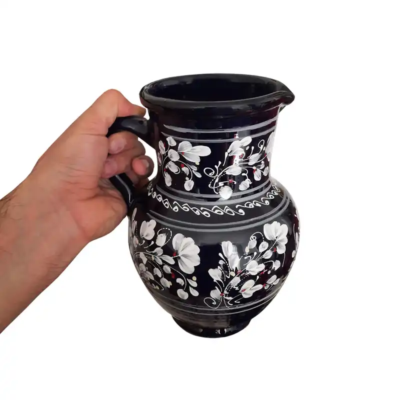 ست 7 تکه پارچ و لیوان سفالی کد 20