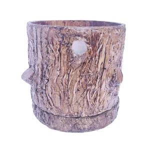 گلدان طرح تنه درختی زیره دار مدل PA107
