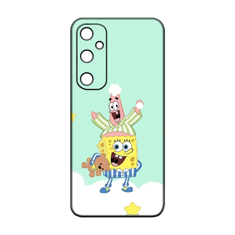 کاور مدل باب اسفنجی و پاتریک کد 466 مناسب برای گوشی موبایل سامسونگ Galaxy A16 4g / A16 5g