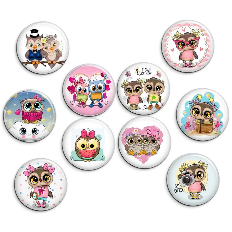 پیکسل پرمانه طرح جغد کد pmg.198 مجموعه 10 عددی 