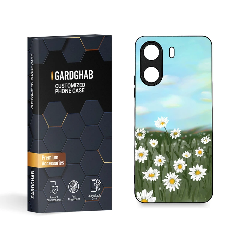 کاور گارد قاب مدل گل مناسب برای گوشی موبایل شیائومی Redmi 13C 4G / Poco C65