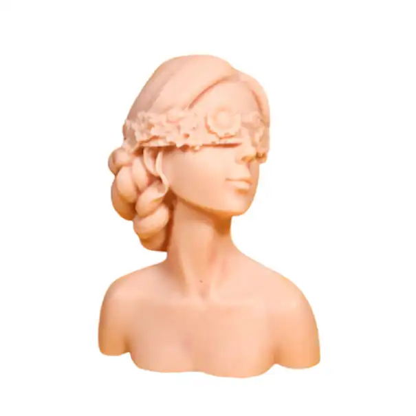 شمع دست ساز مدل ناتالی