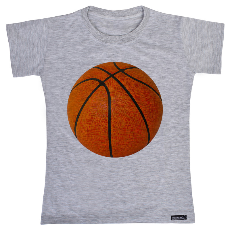 تی شرت آستین کوتاه پسرانه 27 مدل Basketball Ball کد MH387
