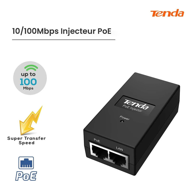 آداپتور پی او ای شبکه تندا مدل PoE15F