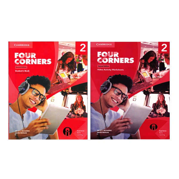 کتاب Four Corner 2 Second Edition اثر Jack C. Richards And David Bohlke انتشارات الوندپویان دو جلدی