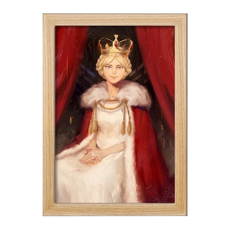 تابلو خندالو مدل کریستا انیمه اتک آن تایتان Attack on Titan  کد 18603