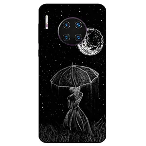 Megafone Girl and Moon 1369 Cover For Huawei Mate 30