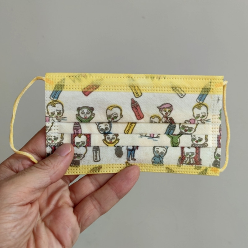 ماسک تنفسی کودک وحدت طرح بچه رئیس بسته 30 عددی ماسک تنفسی کودک وحدت طرح بچه رئیس بسته 30 عددی