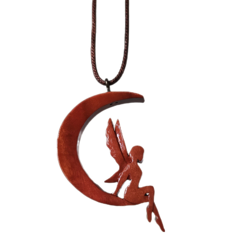 گردنبند دخترانه مدل ماه و پری گردنبند دخترانه مدل ماه و پری