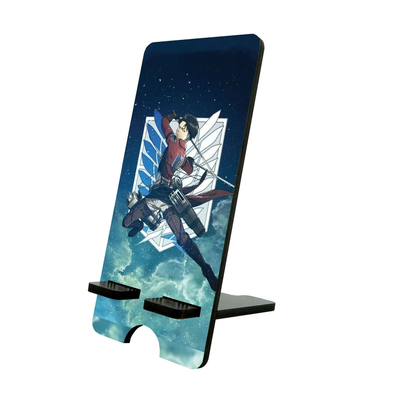 پایه نگهدارنده گوشی موبایل و تبلت طرح  انیمه Attack on titan لیوای کد 6804642