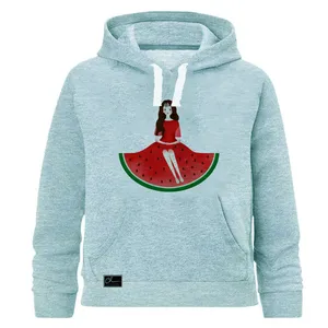 هودی دخترانه مدل یلدا کد J03 رنگ آبی