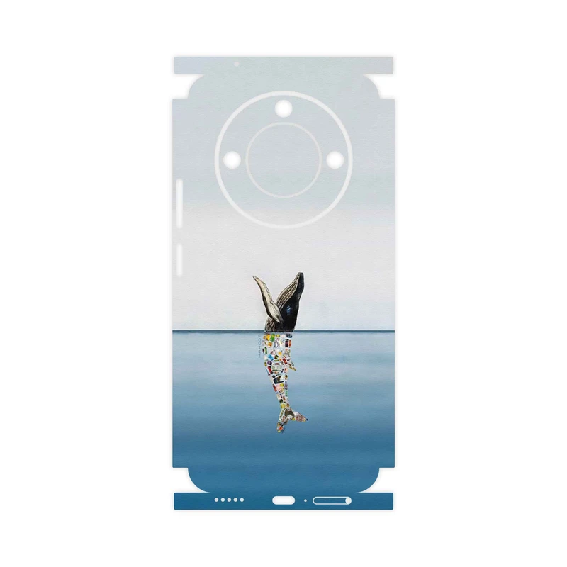 برچسب پوششی ماهوت مدل Collage of Sea Trash-FullSkin مناسب برای گوشی موبایل آنر X9c Smart