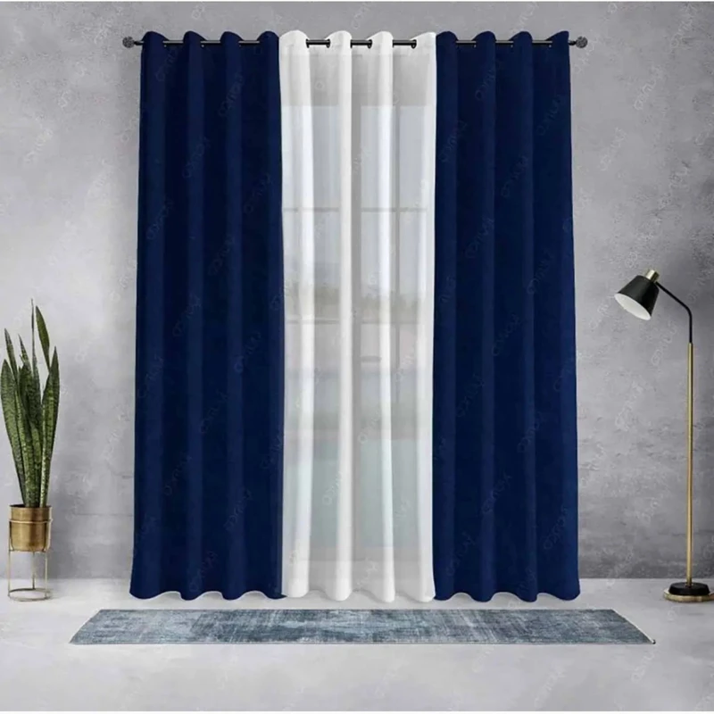 پرده مدل مخمل کالیفرنیا n01 سایز 280×140 سانتی متر