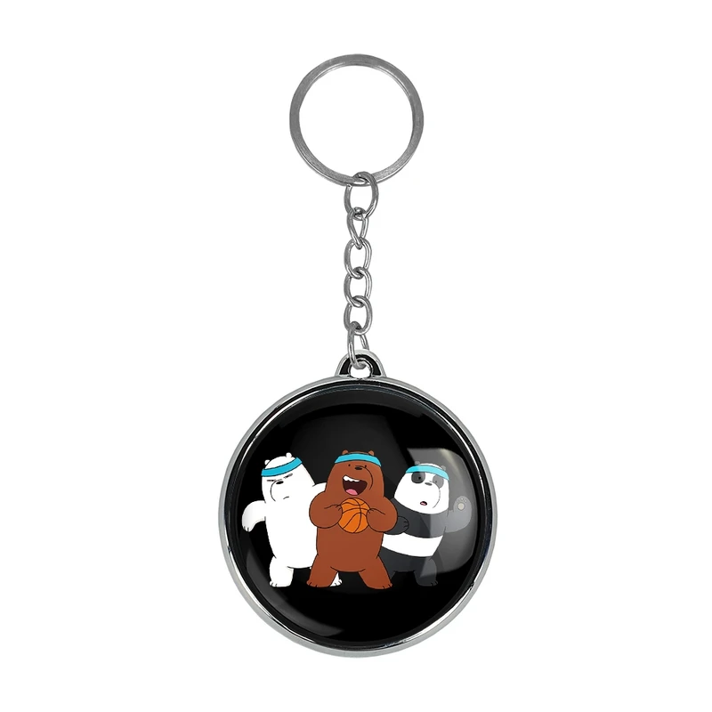 جاکلیدی خندالو طرح انیمیشن سه خرس کله پوک مدل دوطرفه کد 2764227643