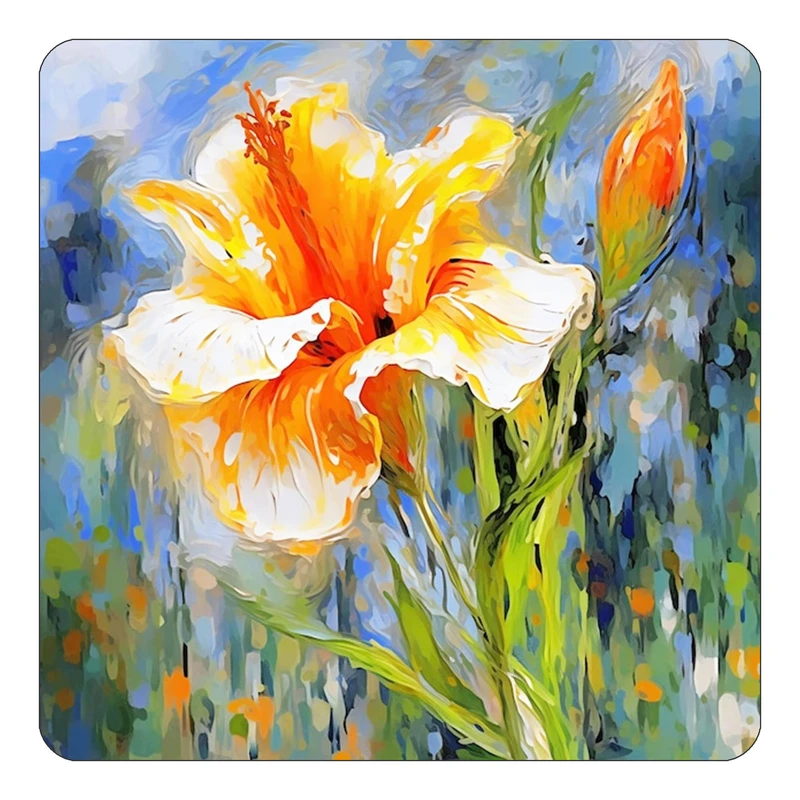 مگنت کاکتی طرح نقاشی رنگ روغن مدل mp70760