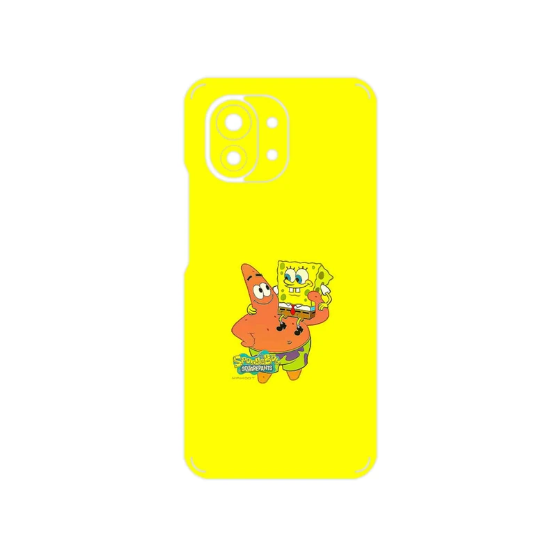 برچسب پوششی ماهوت مدل SpongeBob SquarePants مناسب برای گوشی موبایل شیائومی Mi 11 5G