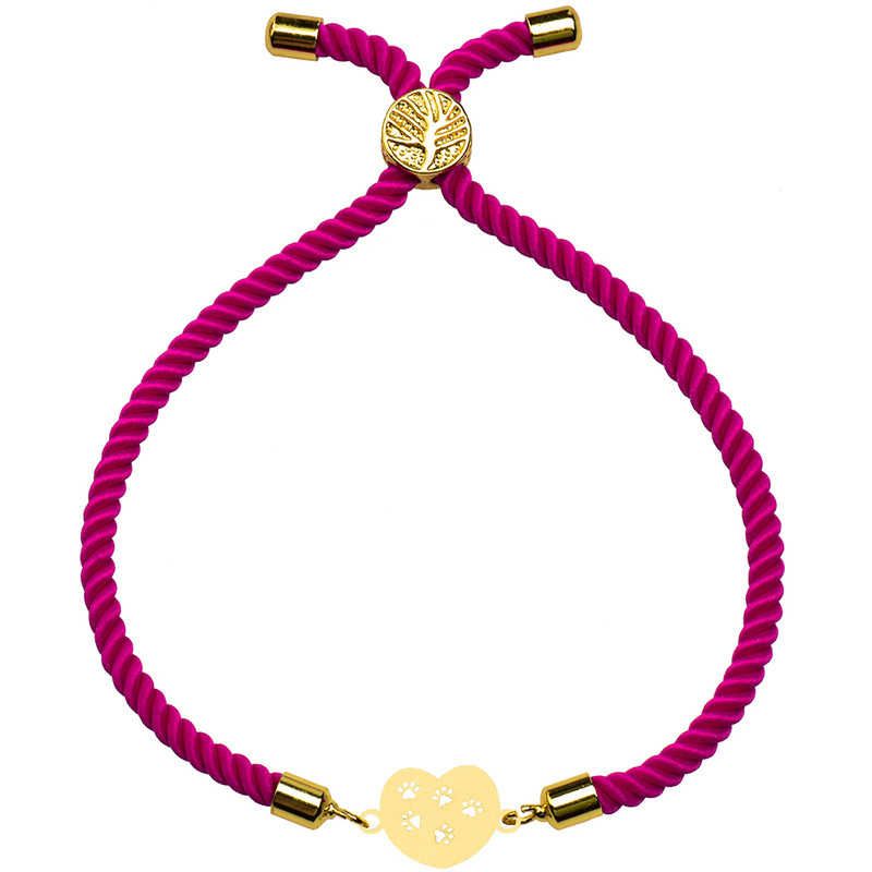 دستبند طلا 18 عیار زنانه کرابو طرح قلب و پنجه مدل Kr2974 دستبند طلا 18 عیار زنانه کرابو طرح قلب و پنجه مدل Kr2974