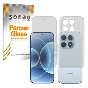 Panzer Glass transparent Full-Adhesive Screen Protector model suitable for Xiaomi 17 mobile phone along with the back protector