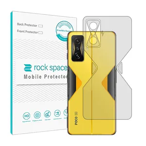 Transparent Rockspace HyGEL model phone back protector suitable for Xiaomi Poco F4 GT mobile phone