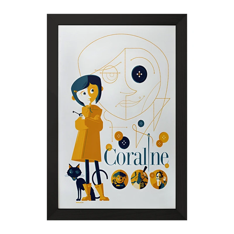 تابلو خندالو مدل کورالین (Coraline) کد F6801
