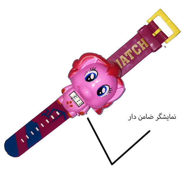 ساعت مچی دیجیتال مدل پونی طرح کشویی کد 0899A-10
