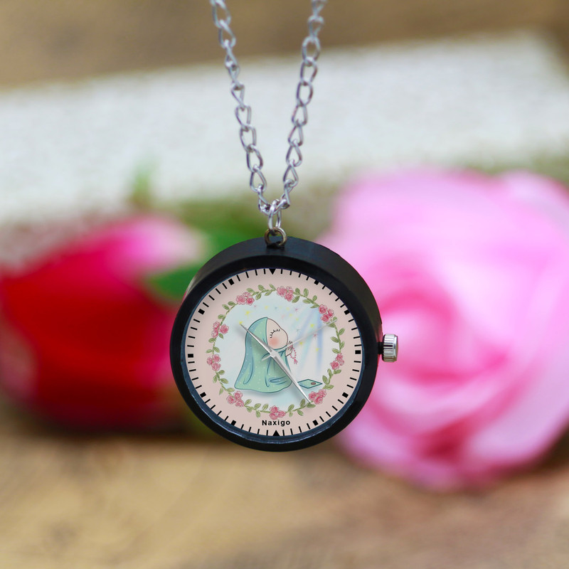 ساعت گردنبندی عقربه ای ناکسیگو مدل جشن تکلیف کد NF12642