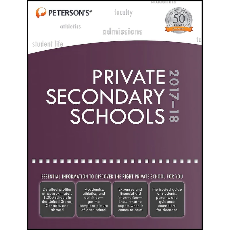 کتاب Private Secondary Schools 2017-18  اثر Peterson s انتشارات Petersons