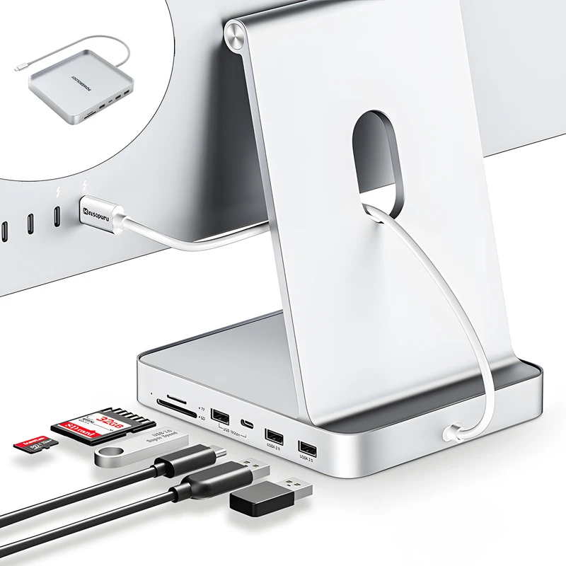 هاب USB-C و پایه آی مک 24 اینچی پاورولوژی مدل PMSSDD
