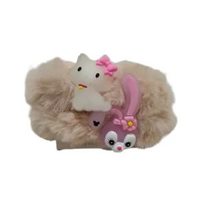 کش مو دخترانه مدل پولیش شب تاب کد 090 مجموعه 2 عددی