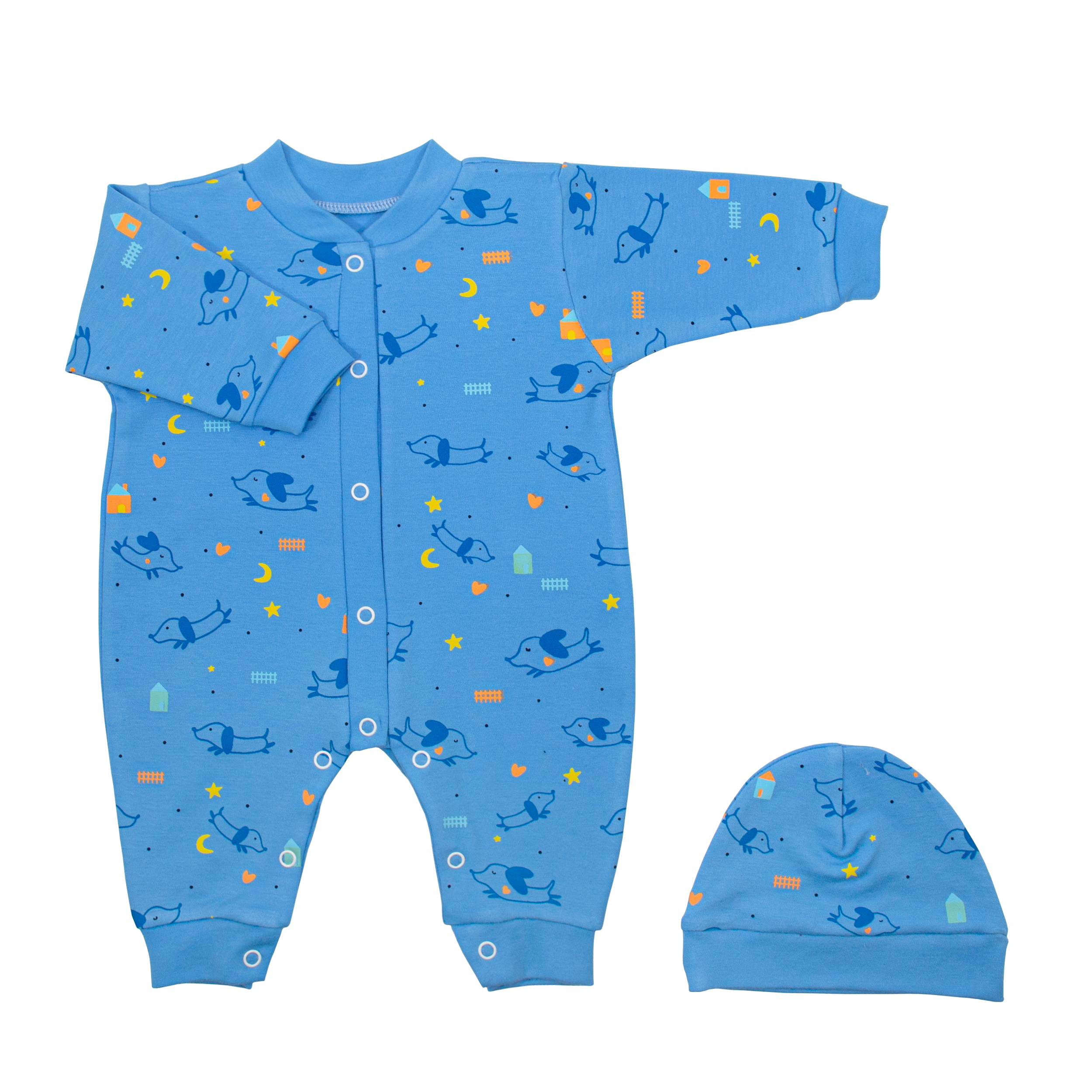 ست سرهمی و کلاه نوزادی مدل اوپال