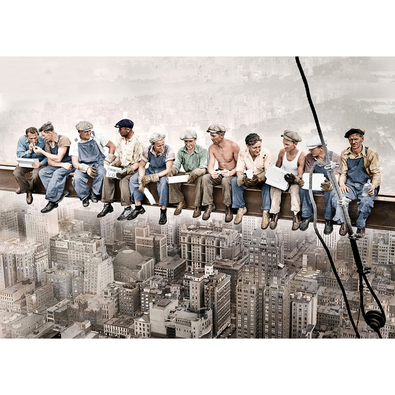 پازل 1000 تکه شادو مدل صرف نهار برفراز آسمانخراش کد 05357