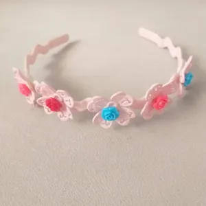 تل مو دخترانه مدل گل