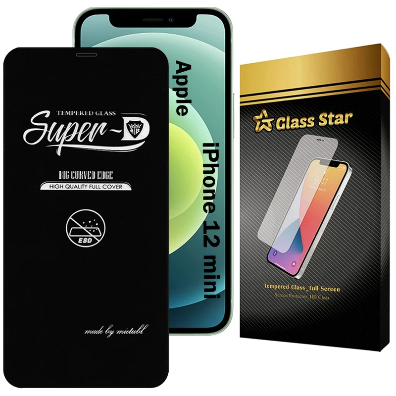 محافظ صفحه نمایش گلس استار مدل SUPERDNS مناسب برای گوشی موبایل اپل iPhone 12 mini