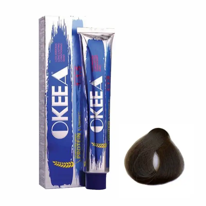 رنگ مو اکیا شماره 5.00 حجم 100 میلی لیتر  رنگ قهوه ای روشن قوی