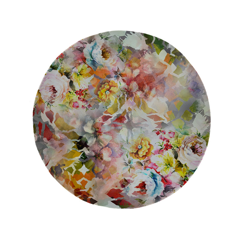 پادری مدل دایره طرح گل کد 5701 سایز 90 × 90 سانتی متر 