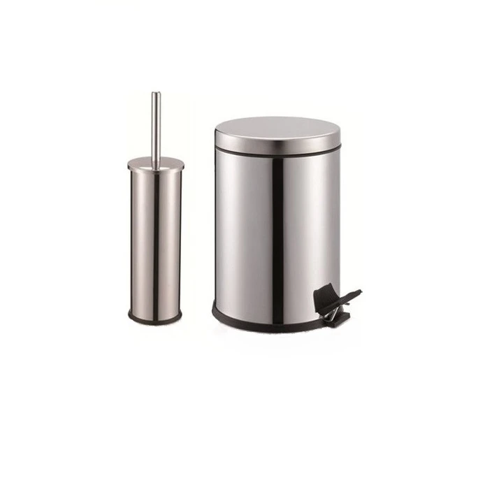 ست سطل زباله و فرچه مدل پدالی 5 کد 202