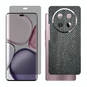 Glass Together model privacy screen protector suitable for Honor X9c mobile phone with back cover sticker