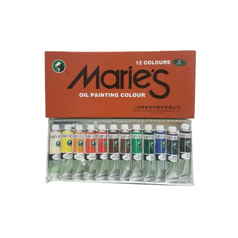 رنگ روغن 12 رنگ ماریس کد E1381