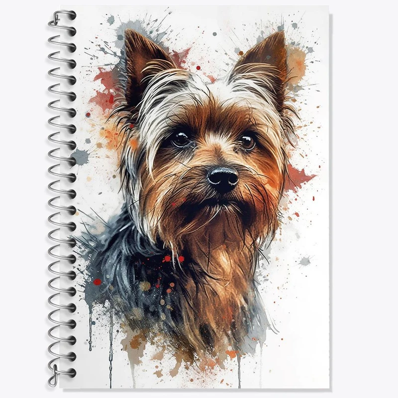 دفتر زبان 50 برگ خندالو مدل سه خط طرح سگ کد 28342