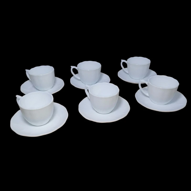 سرویس چای خوری 12 پارچه 6 نفره آیروپال مدل نیلوفری