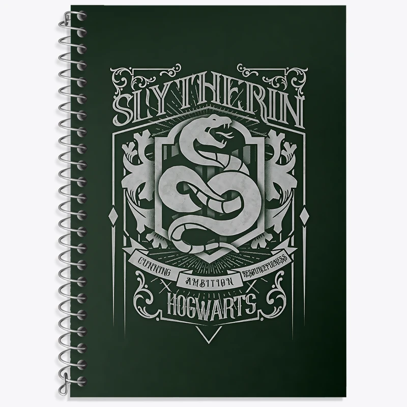 دفتر لغت 50 برگ خندالو طرح اسلیترین هری پاتر (Harry Potter) کد N2436