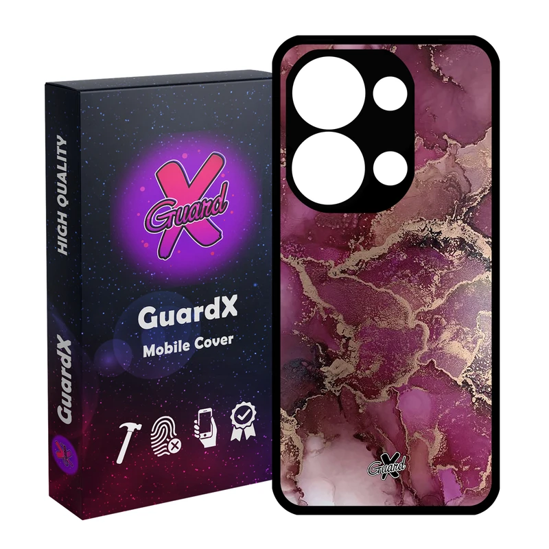 کاور گارد ایکس طرح ماربل مدل Glass10271 مناسب برای گوشی موبایل شیائومی Poco X6 5G / Note 13 Pro 5G