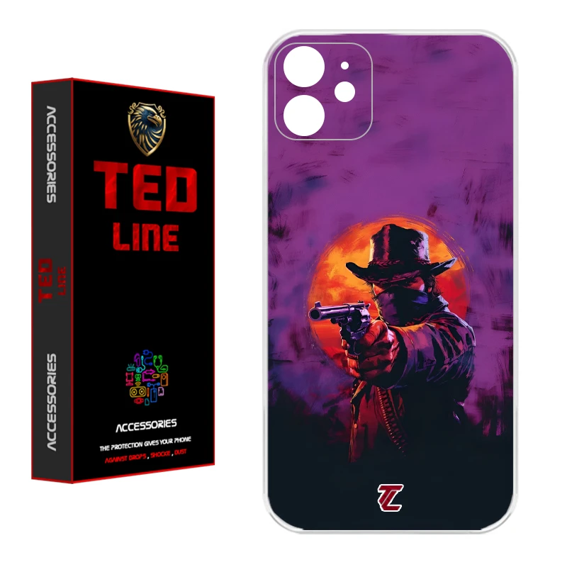 کاور تدلاین طرح رد دد ریدمپشن کد 1195 مناسب برای گوشی موبایل اپل Iphone 11