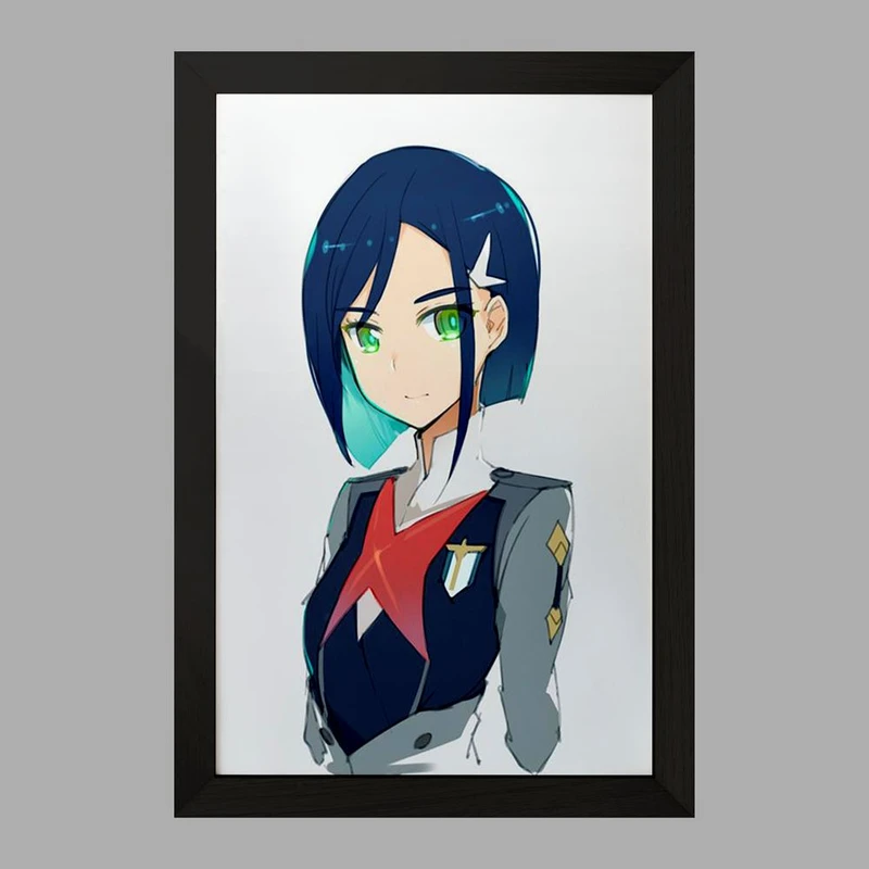 تابلو خندالو مدل ایچیگو انیمه دارلینگ در فرنکس  کد 11973