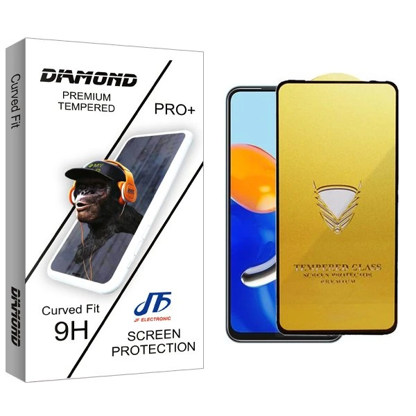 محافظ صفحه نمایش جی اف مدل Diamond OG مناسب برای گوشی موبایل شیائومی Redmi Note 11